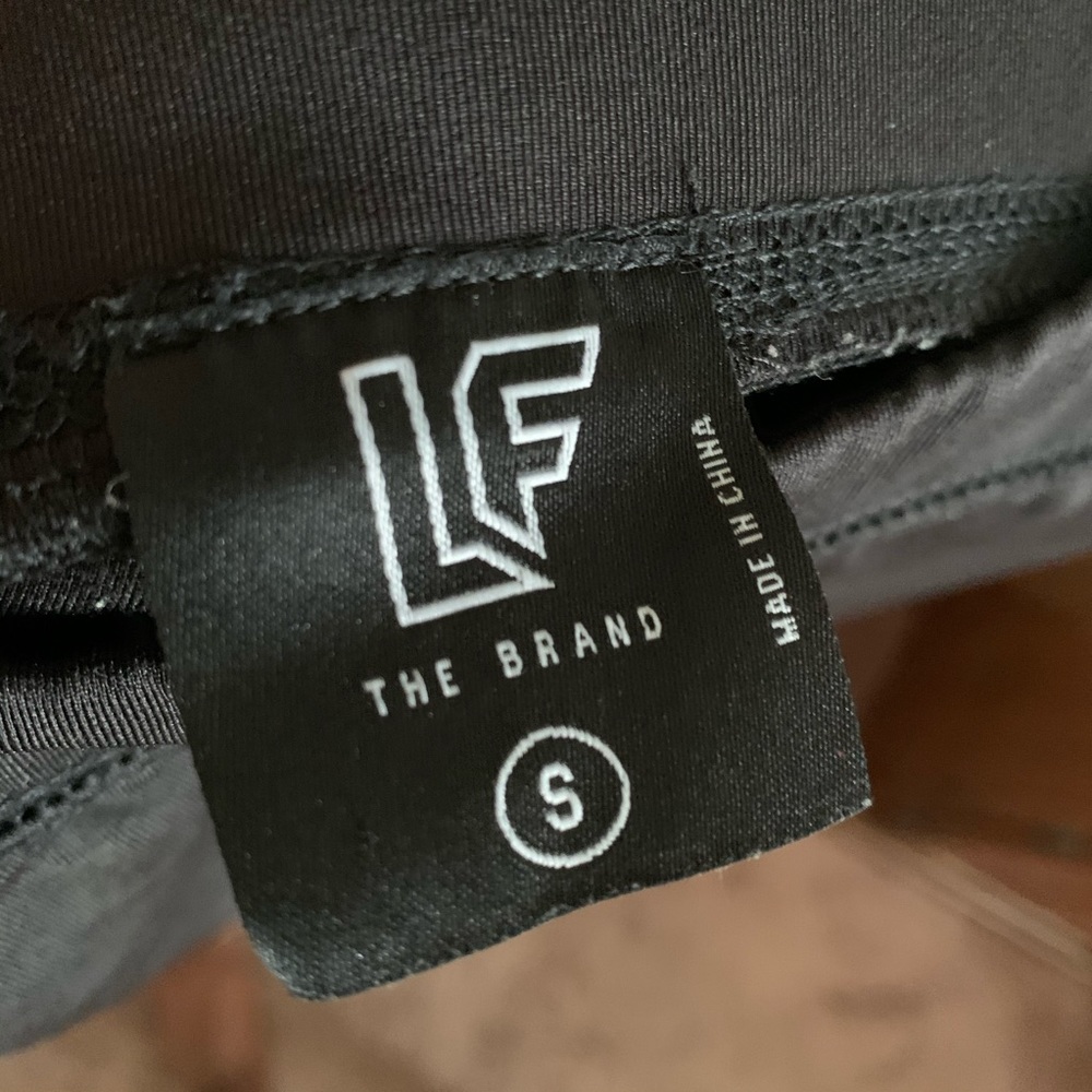 LF Brand Logo Black and White Leggings - Picture 6 of 7